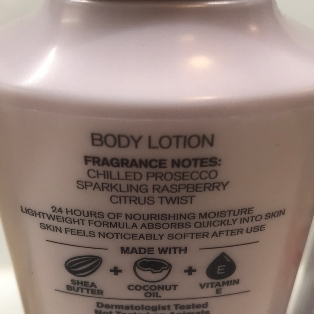 NWT!RARE!BBW Raspberry Bellini (Peace) Bath Set - Picture 2 of 2